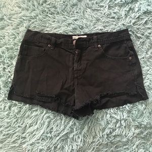 Free People distressed shorts